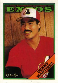 1988 O-Pee-Chee Baseball Cards 076      Denny Martinez